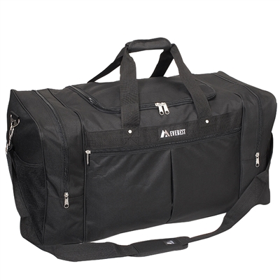 #1015XL-BLACK Wholesale 30-inch Gear Duffel Bag - Case of 10 Duffel Bags